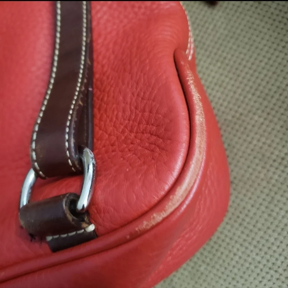 Dooney & Bourke all weather leather vintage red backpack